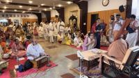 HH Swamiji's departure from SCM Bangalore (16 July 2026). Picture Courtesy: Shri Chandrashekhar Padubidri